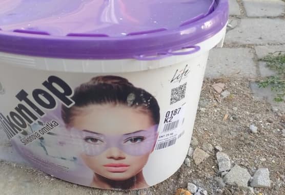 fasádní omítka Baumit SilikonTop, NOVÁ, 16 kýblů